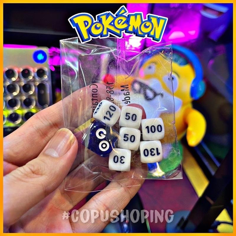 Bộ xúc xắc và đồng xu Pokemon chơi thẻ bài TCG Pokémon kỉ niệm 25 năm chính hãng