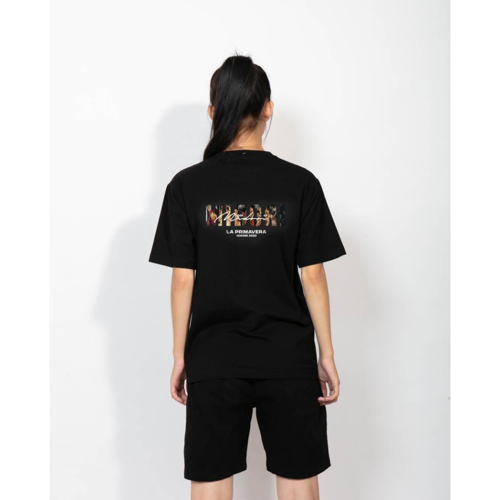 Áo thun unisex form rộng tay lỡ phông Nam Nữ La Prim Local Brand Chính Hãng Mi Midori