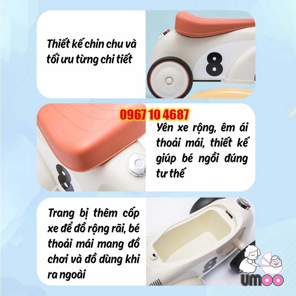 Xe chòi chân ô tô UMOO cho bé hàng cao cấp