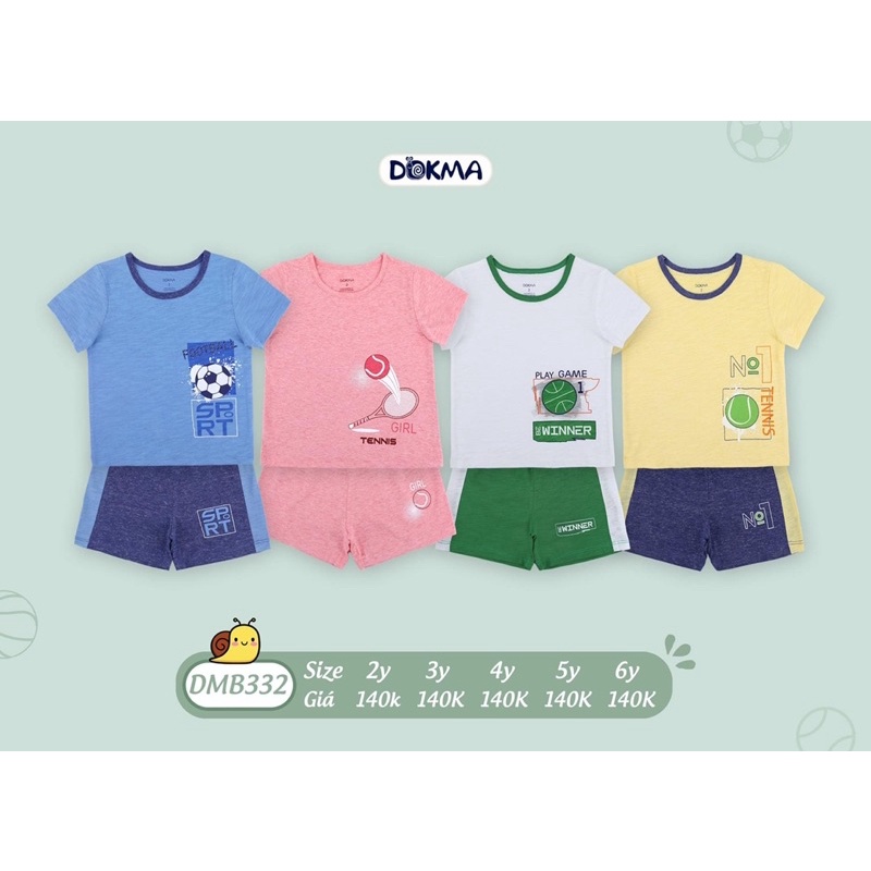 Bộ cotton xước Dokma mềm, mát