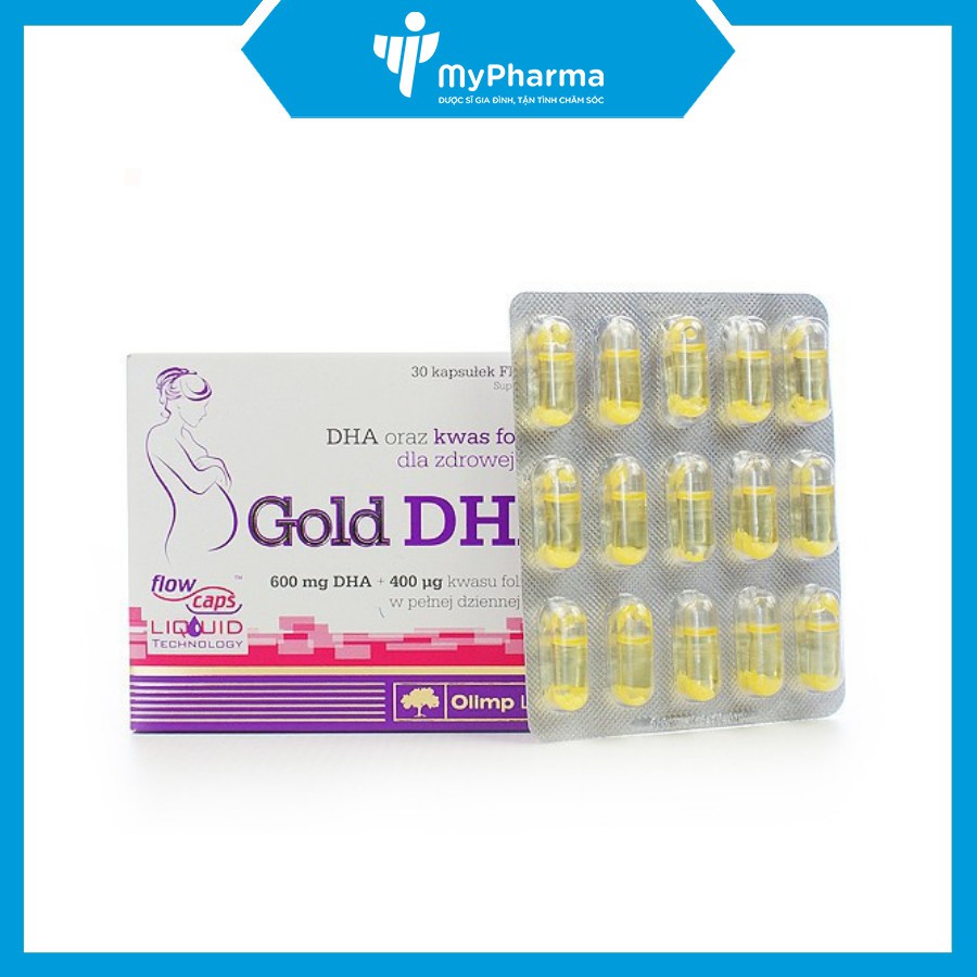 GOLD DHA - BỔ SUNG DHA VÀ ACID FOLIC CHO PHỤ NỮ CÓ THAI VÀ ĐANG CHO CON BÚ