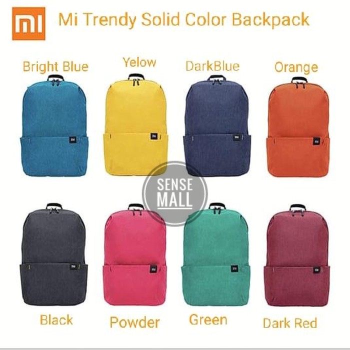 Ba lô đi học XIAOMI MI TRENDY SOLID COLOR LIG 65WEI