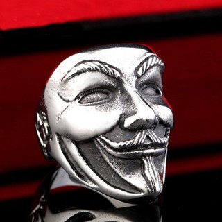 Nhẫn nam titan mặt nạ hacker X09