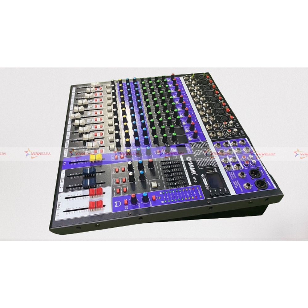 Mixer Yama ha M10, 99 hiệu ứng hát karraoke, chơi gia đình + tích hợp Bluetooth đời mới 2021