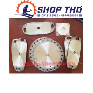 Bộ lưỡi cưa rãnh DADO cốt 16mm và 25.4mm - 205x24+24T ( RS )