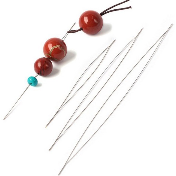 Set 2 kim xỏ hạt làm trang sức thủ công chuyên dụng