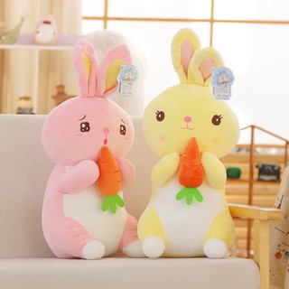 Gấu bông thỏ ôm cà rốt xanh size 60cm
