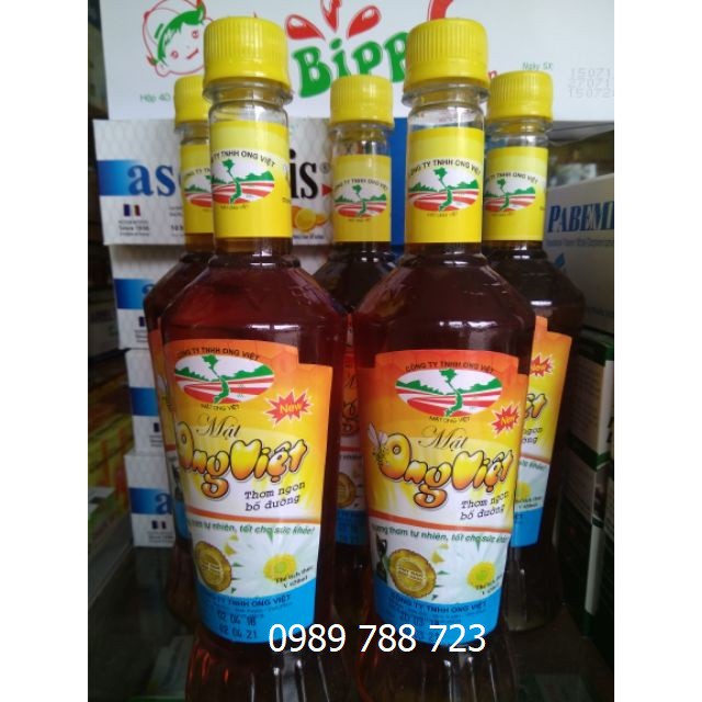 Mật ong việt chai 600ml chuyên dùng pha Trà Chanh, Trà Sữa, đồ uống cho các quán cafe