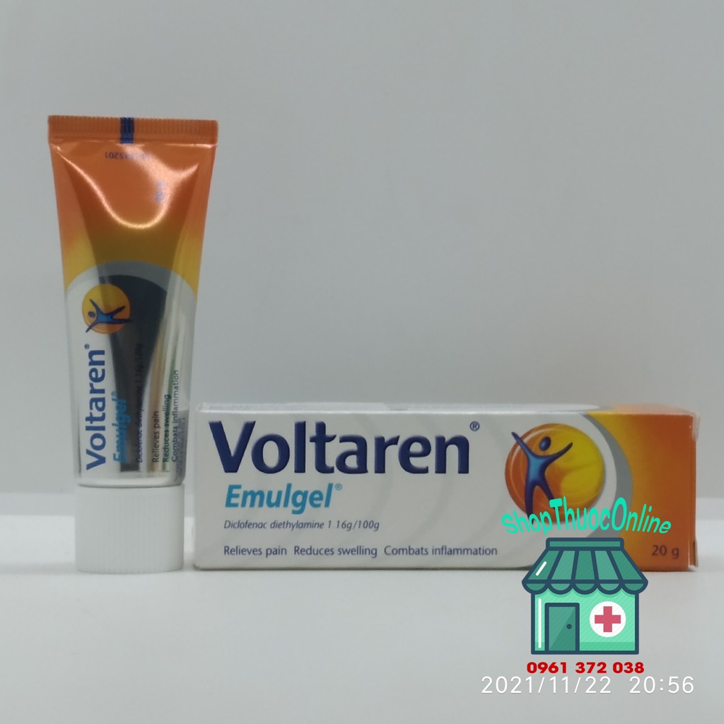 Voltaren Emulgel tuýp 20g - Giảm đau nhhanh hiệu quả
