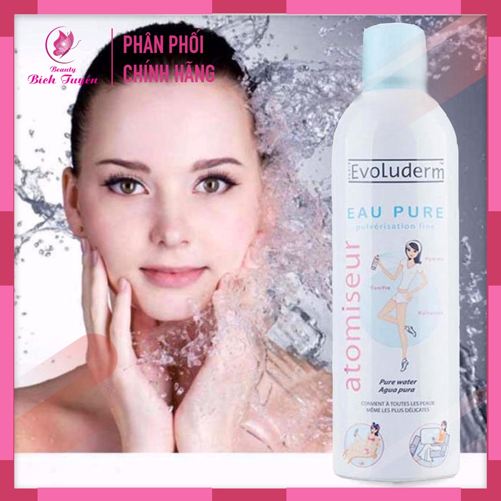 Xịt khoáng Evoluderm Atomiseur Eau Pure 150ml