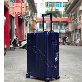 (TẶNG ÁO BỌC TRONG) SIZE 20- Vali kéo NHÔM NGUYÊN KHỐI (Khóa TSA, bánh xe quay 360,chống xước, chịu lực, chống rạch móc)