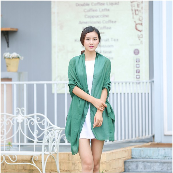 Khăn choàng nữ màu sắc ngọt ngào