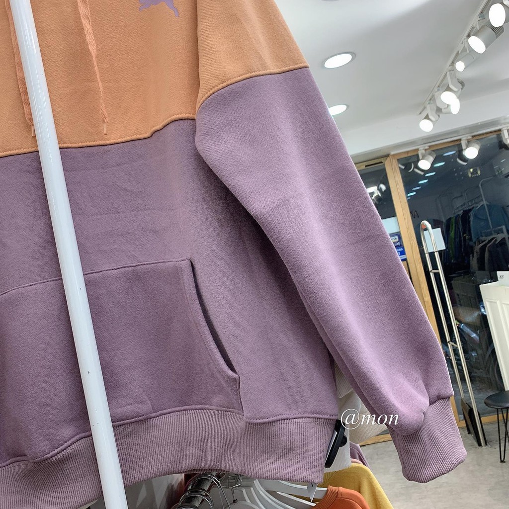 2012034 Áo hoodie nỉ bông phối màu, áo nỉ bông nữ ulzzang freesize | BigBuy360 - bigbuy360.vn