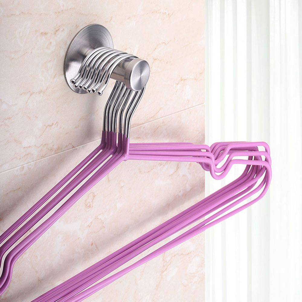 Móc Treo Áo Khoác Dáng Tròn Tiện Dụng Cho Nhà Bếp / Phòng Tắm Giá Đỡ