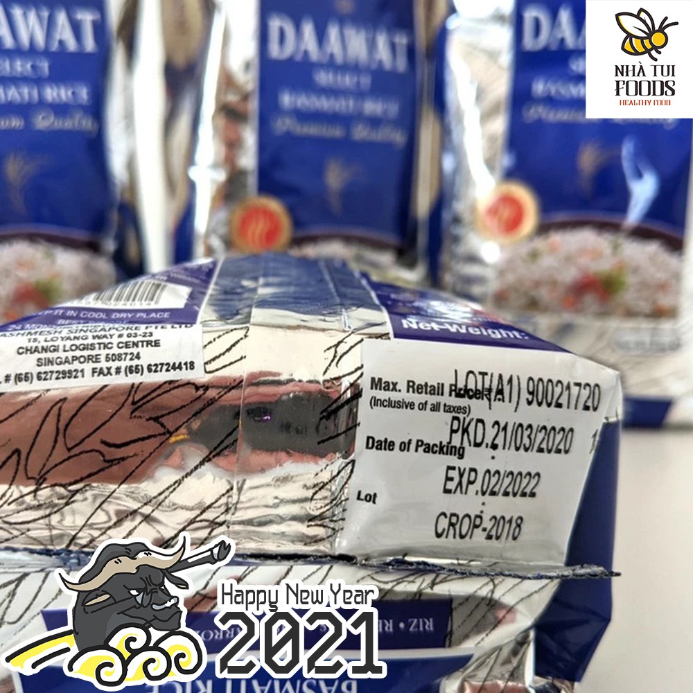 Gạo Ấn Độ Basmati Daawat - Basmati Daawat Rice India 5kg