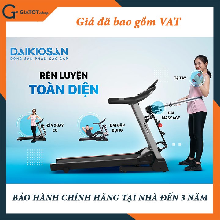 Máy chạy bộ đa năng chính hãng Daikiosan DVCB-00003