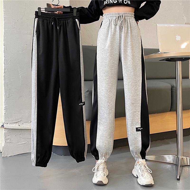 SUXI Quần legging nữ ống rộng thời trang mùa thu mới
