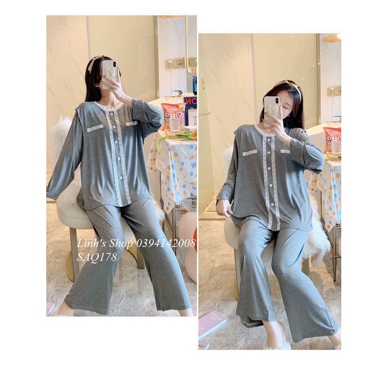 Bộ Bầu Dài Tay Sau Sinh-SAQ128