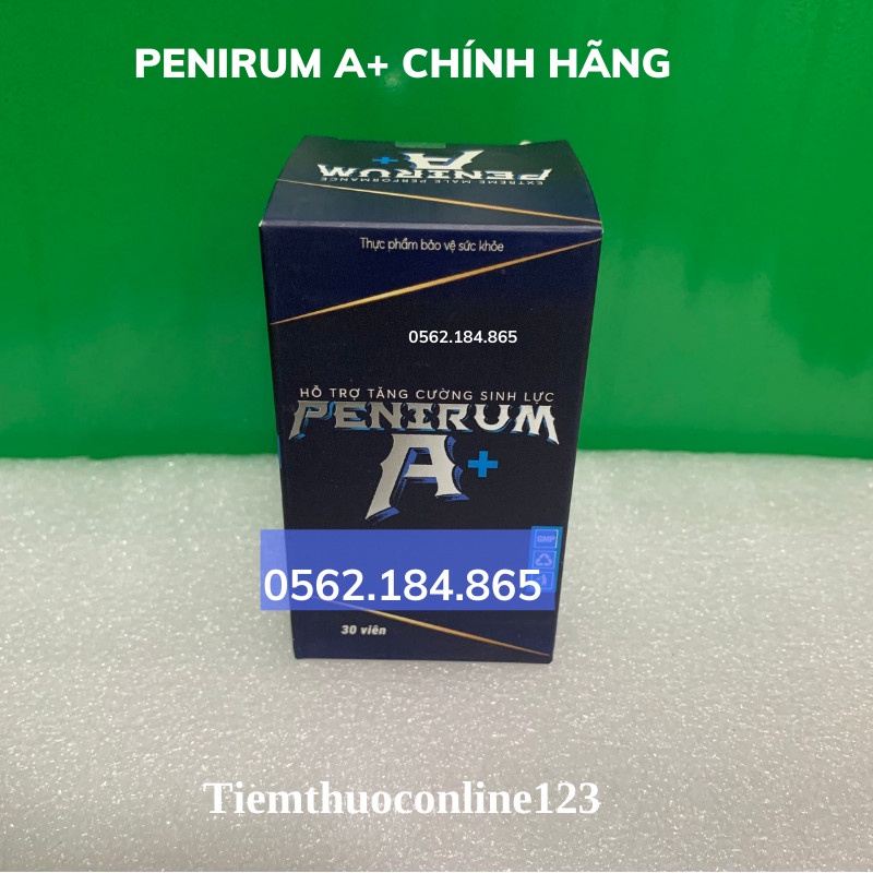 PENIRUM A+  Thêm “Nhấp”- Thêm Phong Độ - Viên Hỗ Trợ Tăng Cường Sinh Lý Nam Chính Hãng