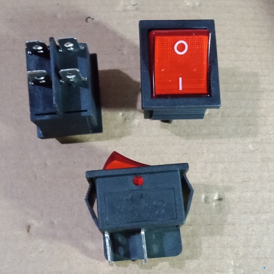 Công tắc nguồn 4 chân dùng cho máy hàn, máy đềm và nhiều thiết bị khác