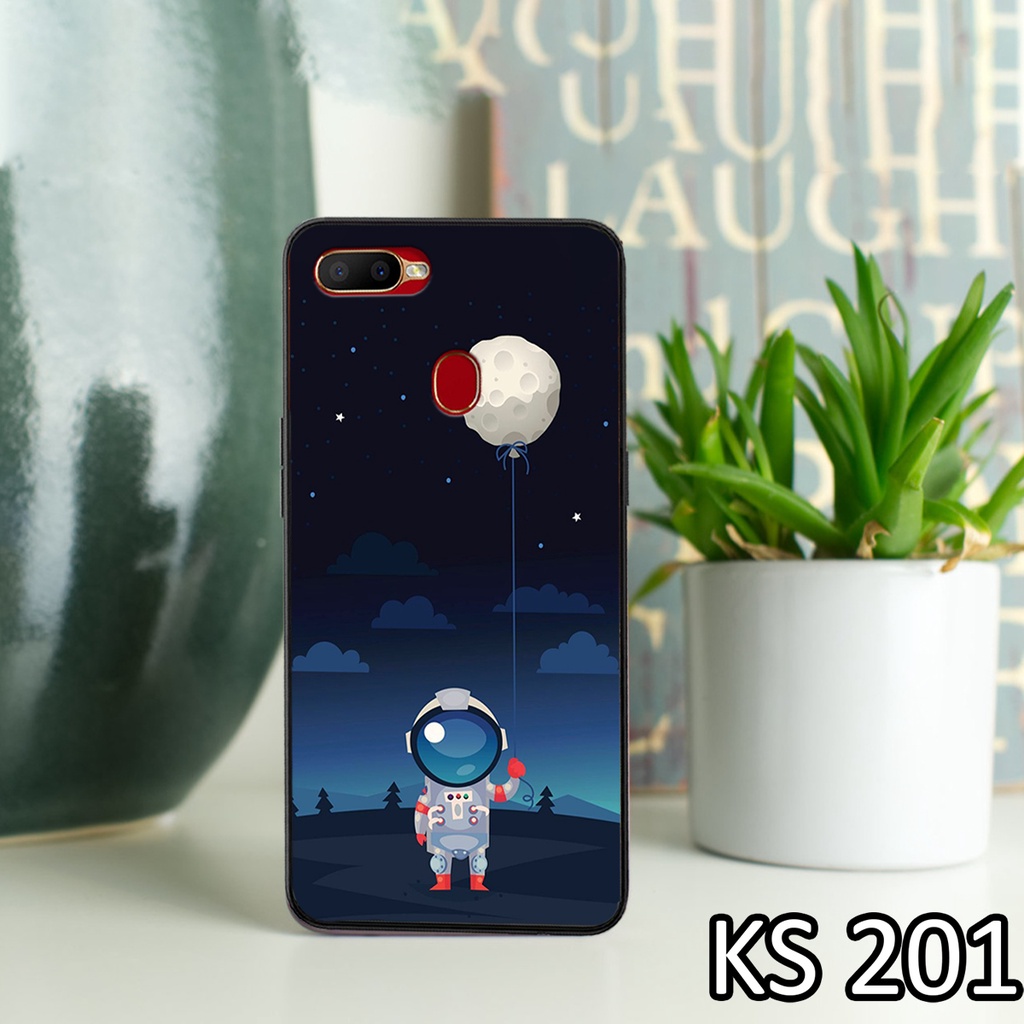 [HOT] Ốp lưng Oppo A1k/Oppo A3s/Oppo A5s/Oppo A7/Oppo A12 in hình Phi hành gia