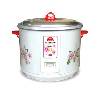 Nồi cơm điện Kim Cương 0,6L nắp rời inox