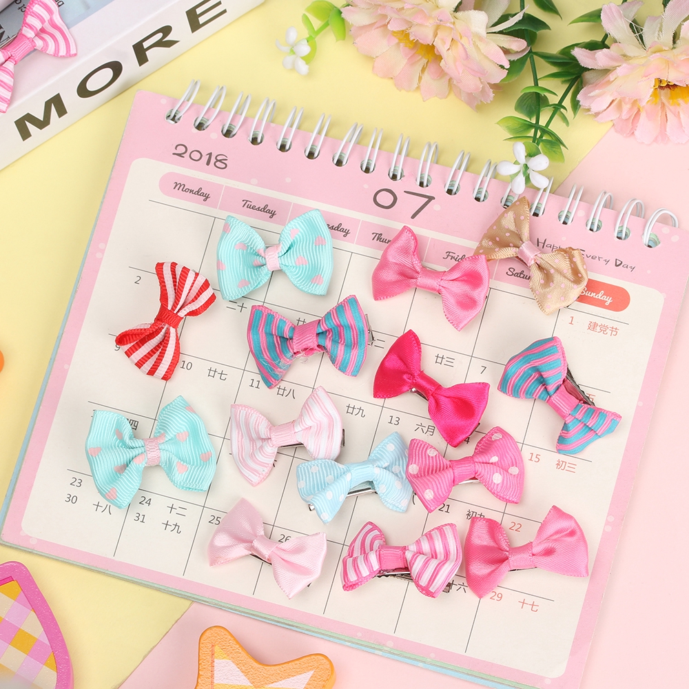20 Kẹp tóc hình nơ đáng yêu cho bé gái