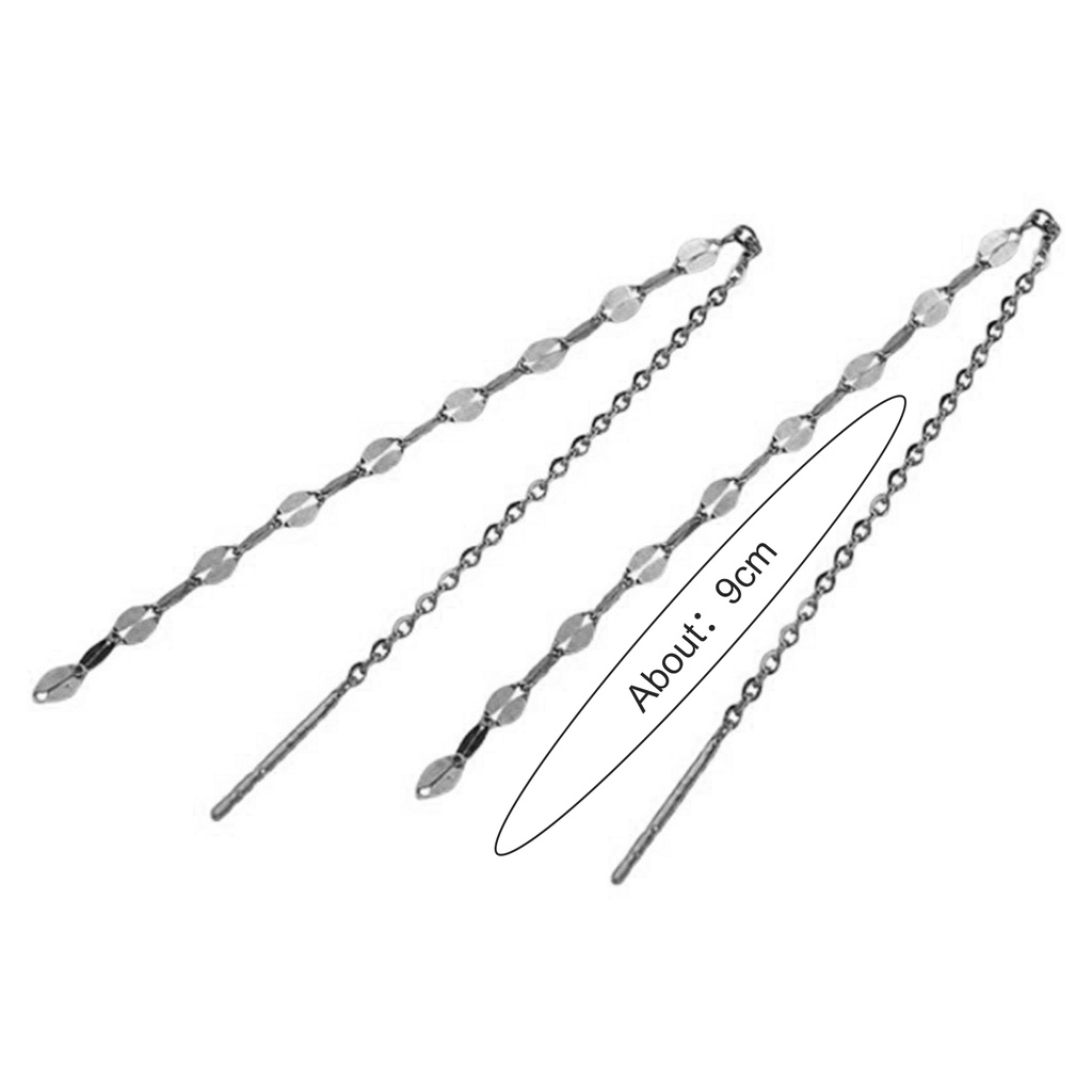 Khuyên Tai Dáng Dài Đính Đá Lấp Lánh Thanh Lịch Cho Nữ