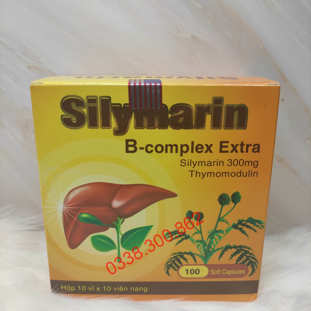 Silymarin B-Complex Extra Vàng  Hộp 100 Viên