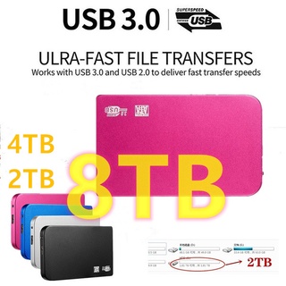 Ổ Cứng Ngoài USB 3.0 SATA Tốc Độ Cao 8TB/4TB/2TB