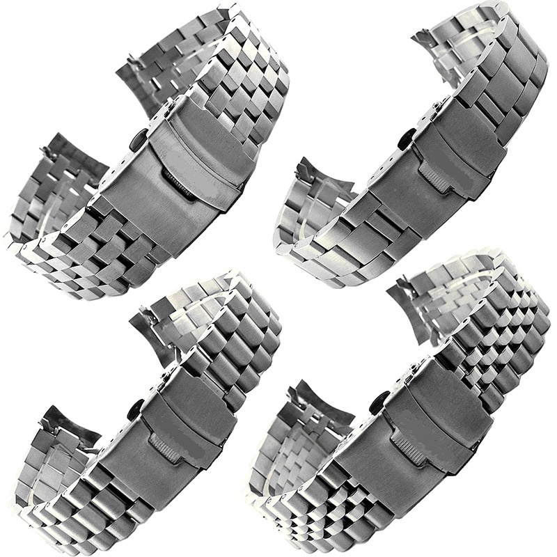 Dây Đeo Đồng Hồ Bằng Thép Không Gỉ 316L Cho Seiko SKX007 Srx009 Srx173 SKX175 20mm 22mm