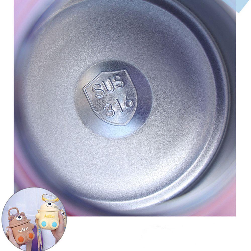 Bình Nước Giữ Nhiệt Dung Tích Lớn 520ml Thiết Kế Dễ Thương