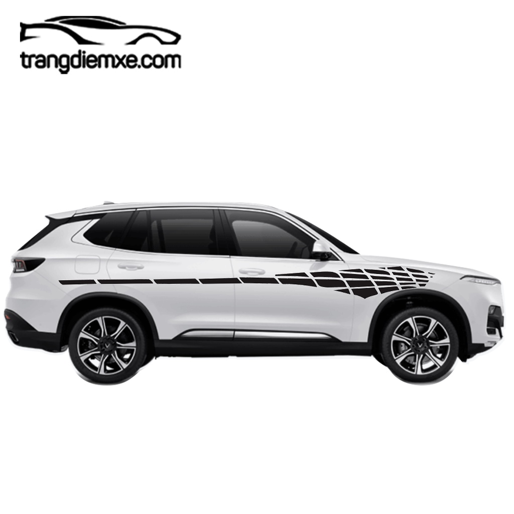 Decal Dán Xe Đua Xe Thể Thao Tem Dán Xe Siêu Cool Ngầu Trangdiemxe Y68