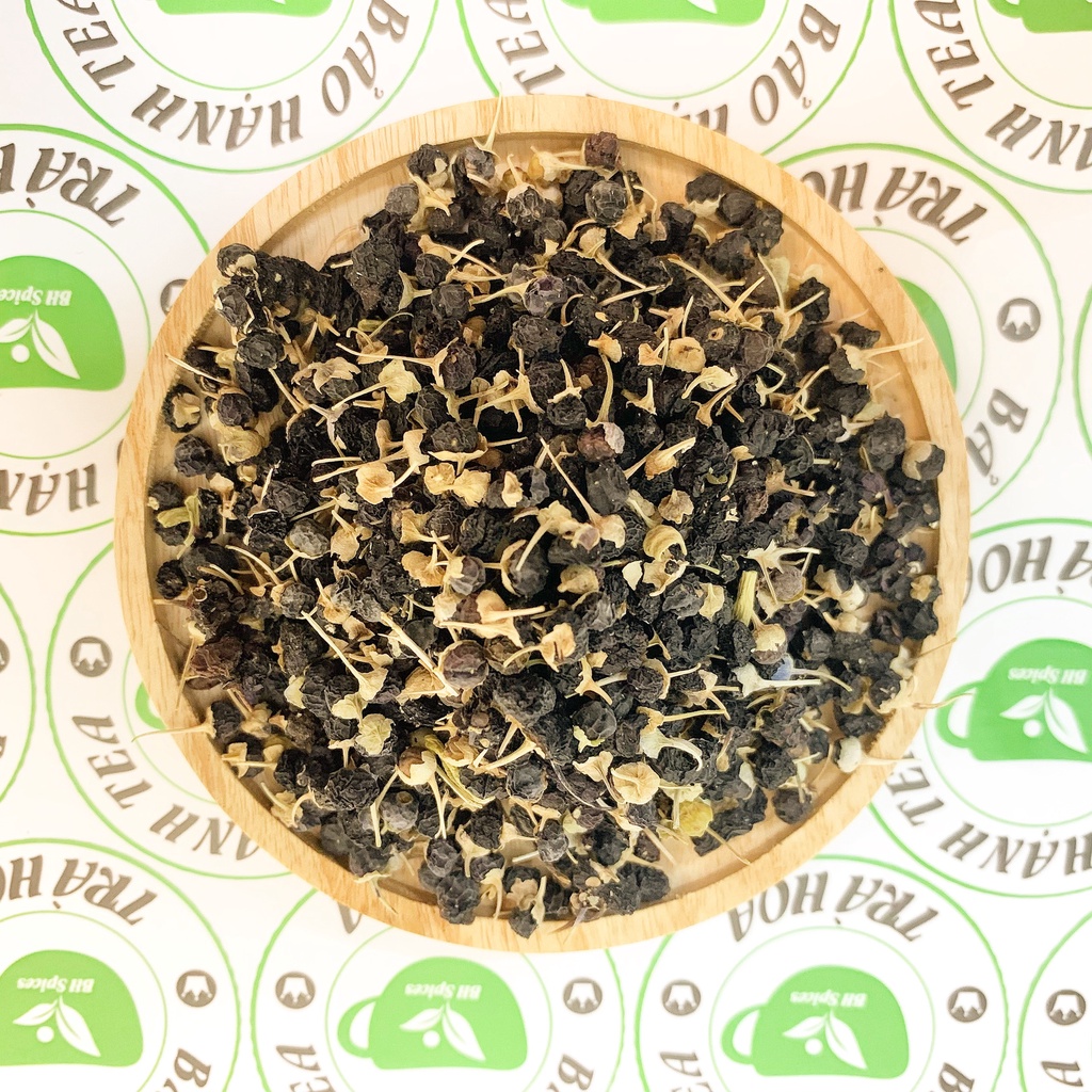 Hắc kỷ tử (kỷ tử đen) Tây Tạng 100gr  (Trà hắc kỳ tử đẹp da, dưỡng nhan) BH Spices BHS028