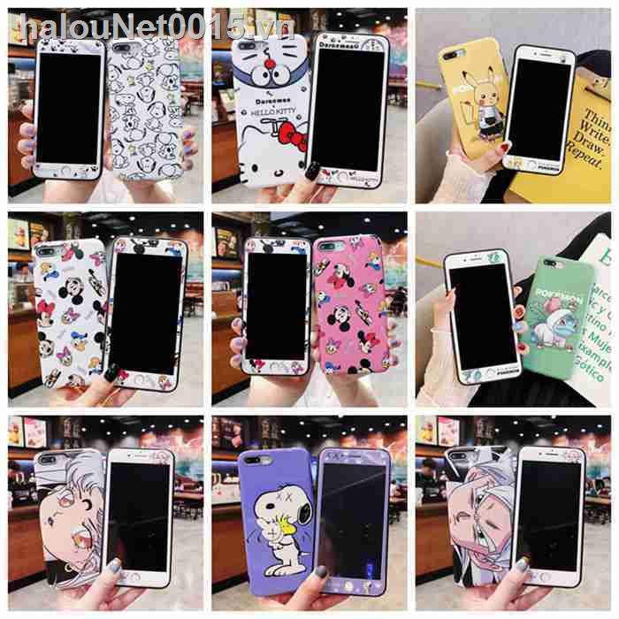 Ốp Lưng Điện Thoại Kèm Kính Cường Lực Dành Cho Apple Iphone 6s / 7 / 8 Plus / X / Xr / Xs-Max