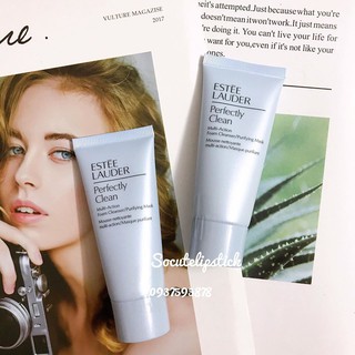 Sữa rửa mặt kiêm mặt nạ thanh lọc Estee Lauder Perfectly Clean Multi-Action Foam Cleanser/Purifying Mask 30ml