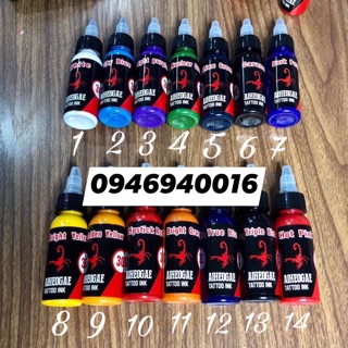 Mực Tatoo phun xăm thẩm mỹ