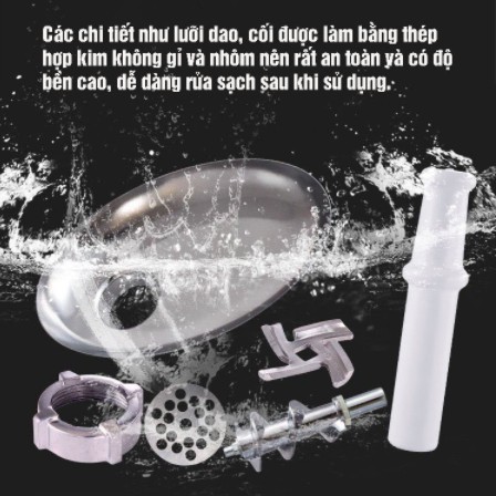 Máy xay thịt làm xúc xích, giỏ chả tự động công suất 300W - Tiện lợi, nhanh chóng [Bảo hành 1 năm]