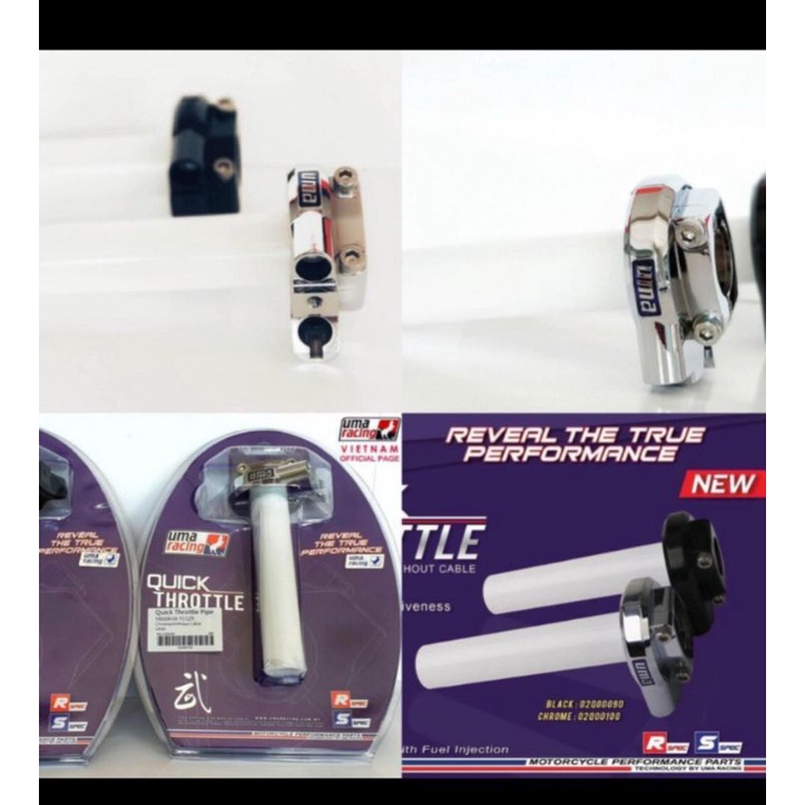 Cùm tăng tốc Uma Racing V3 xài đc 2 dây hoặc 1 dây cho mọi loại xe