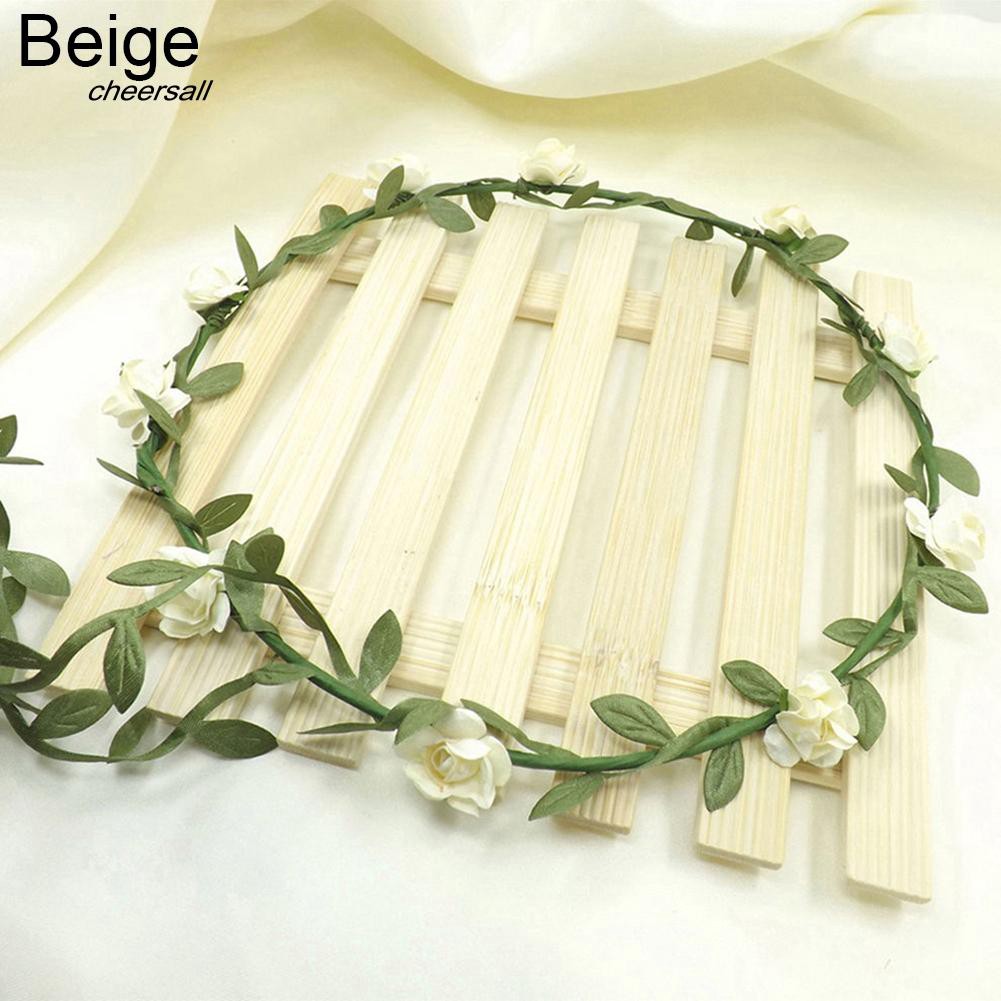 Tấm Vải Che Mặt Cổ Vũ| Vòng Hoa Đội Đầu Kiểu Boho Cho Phù Dâu