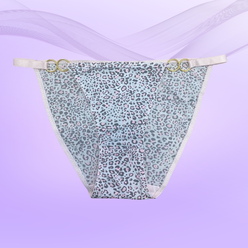 Quần lót cotton co dãn mềm mại hoạt tiết da beo siêu sexy DORIS - 8136