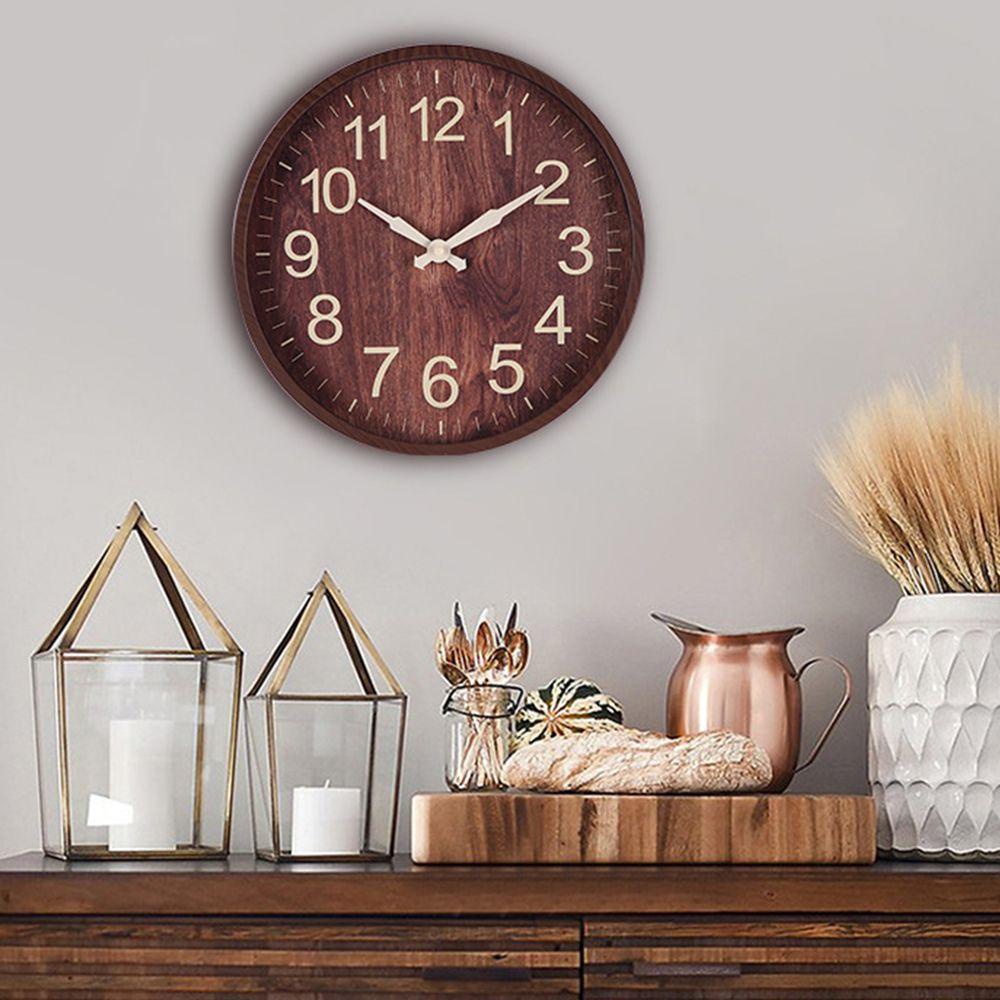 LET Đồng Hồ Treo Tường 3D Kích Thước 12 Inch Sử Dụng Pin Dùng Trang Trí Nhà Cửa