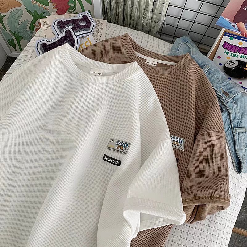 Áo Thun Tay Ngắn Chất Liệu cotton Cao Cấp Thiết Kế Mới Thời Trang Mùa Hè Dành Cho Cặp Đôi