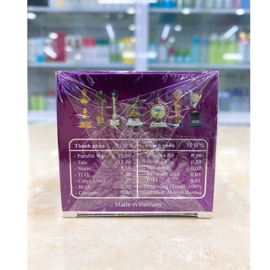 Kem Sứ Tiên Màu Tím Dưỡng Trắng Da Chống Nắng 10G Chính Hãng Công Ty