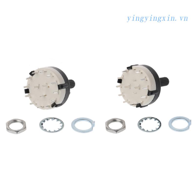 Công Tắc Xoay 2 Cực 6 Chiều/3 Cực 4 Chiều Chất Lượng Cao - 1st