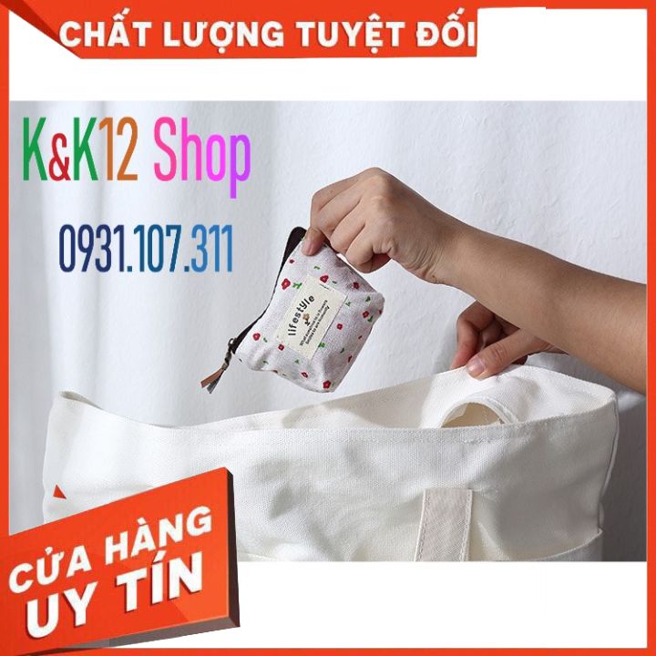 Túi đựng tiền mini khóa kéo để đựng thẻ chìa khóa và tiền xu.