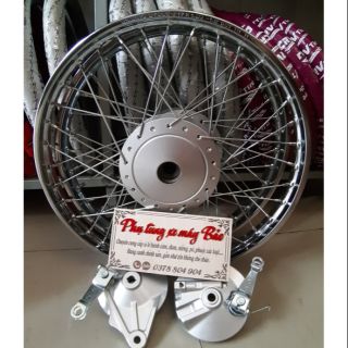 Bánh căm wave rim căm đùm zin niềng union 1.2/ 1.4 kèm 2 má đùm như hình