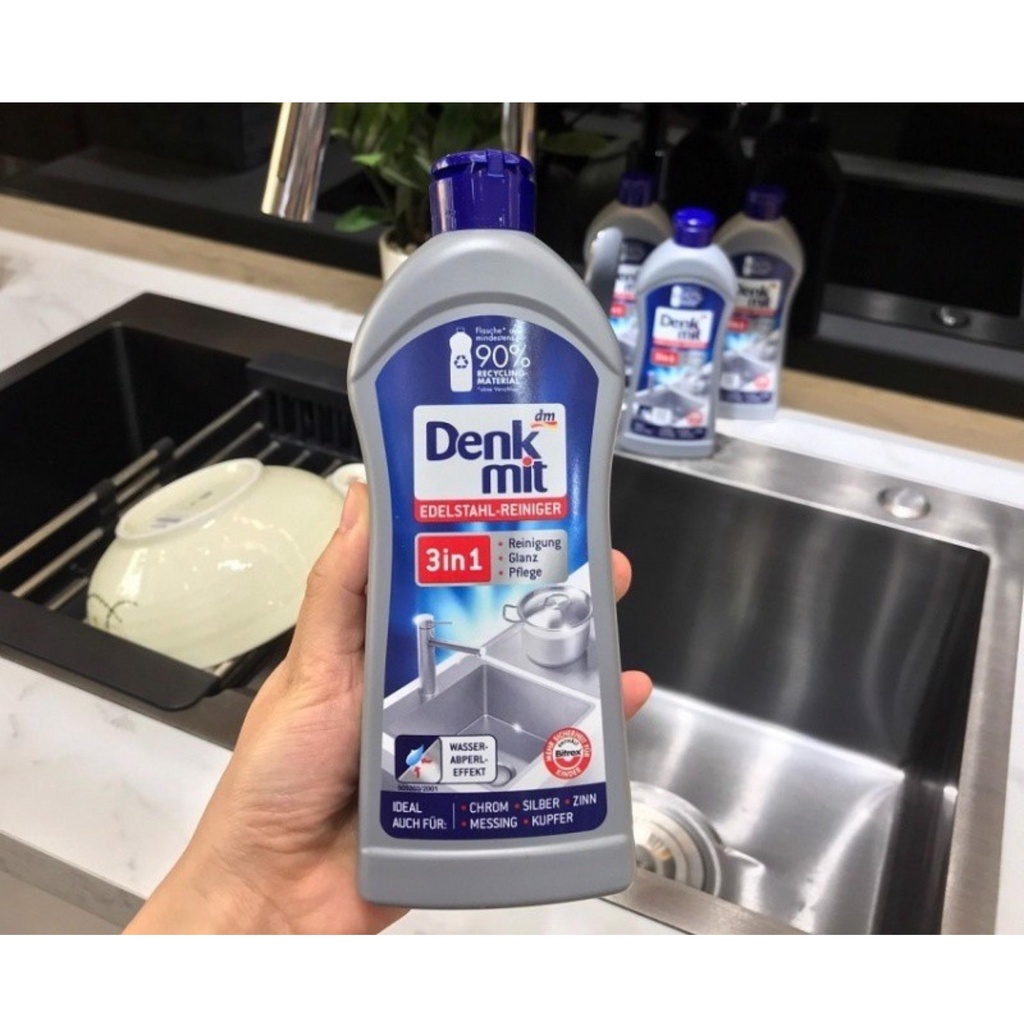 Dung dịch tẩy rửa inox Denkmit 3 in 1 300ml