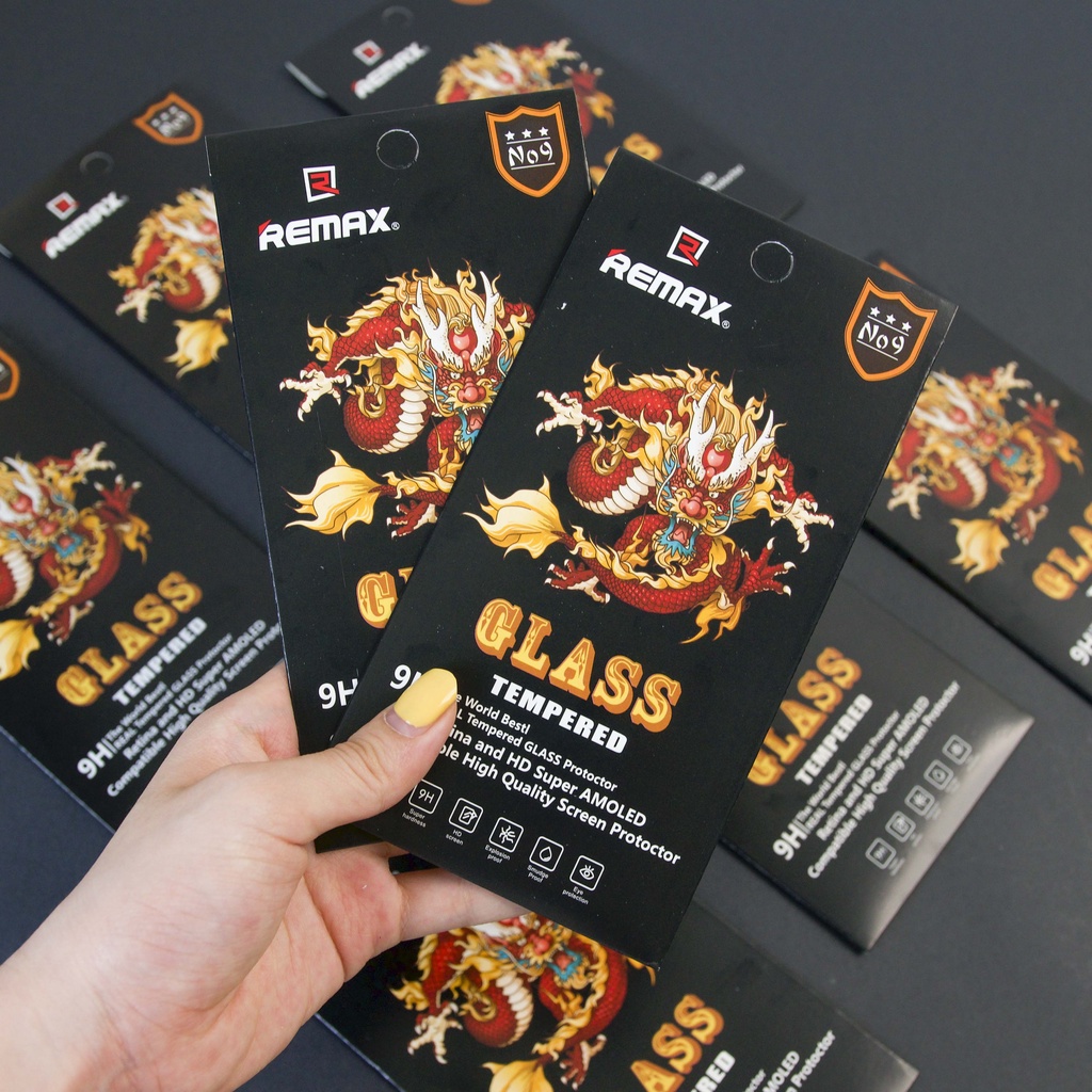 Kính cường lực REMAX: độ cứng 9H, cảm ứng mượt, chống xước PIKAPI Phụ Kiện Chính Hãng