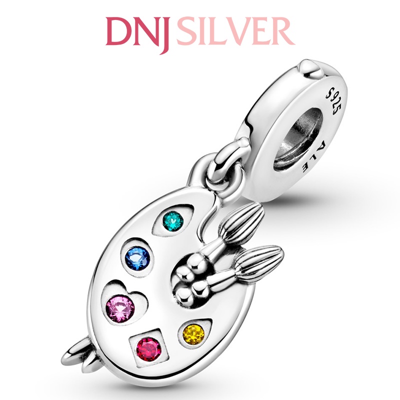 Charm bạc 925 cao cấp, hàng chuẩn bạc - Charm Artist's Palette thích hợp để mix vòng tay charm - DN163
